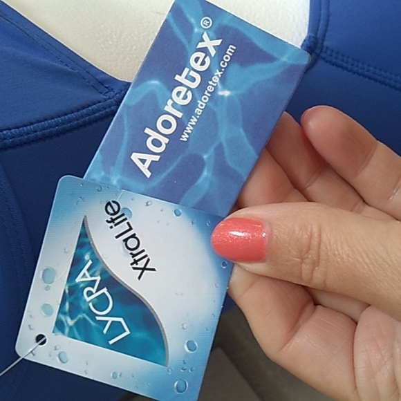 Adoretex Women's Royal Blue Swimsuit. Size 34 NWT - Picture 7 of 11